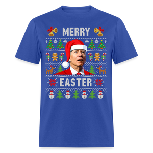 Funny Joe Biden Christmas Classic Men's T-Shirt - royal blue