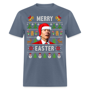 Funny Joe Biden Christmas Classic Men's T-Shirt - denim