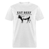 Eat Beef The West Wasn't Won on Salads Classic Men's T-Shirt - light heather gray