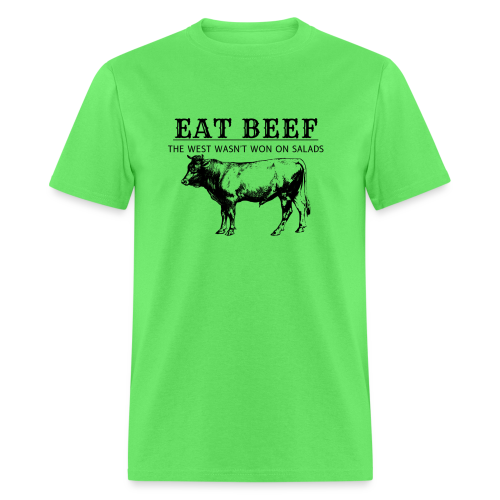 Eat Beef The West Wasn't Won on Salads Classic Men's T-Shirt - kiwi