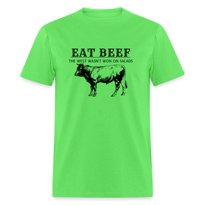 Eat Beef The West Wasn't Won on Salads Classic Men's T-Shirt - kiwi